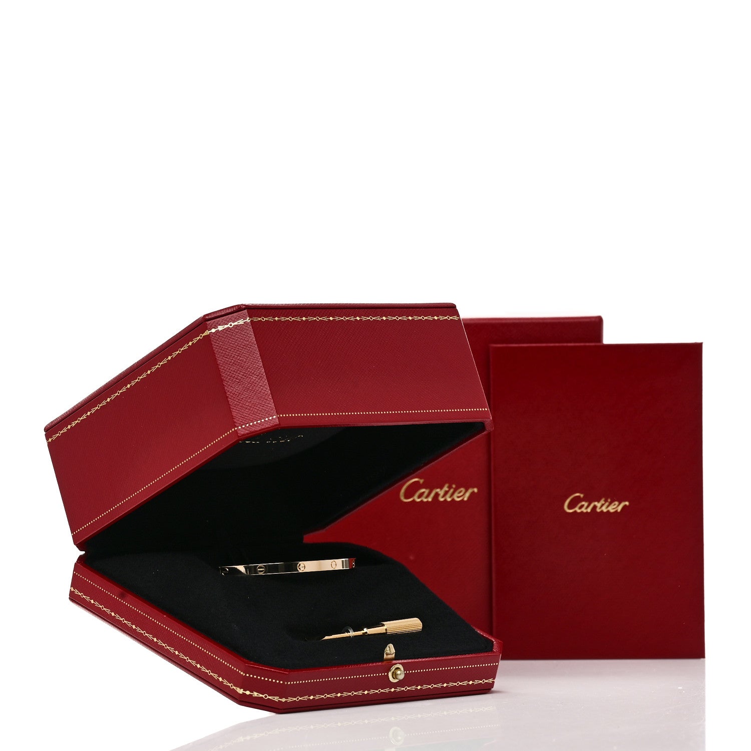 Cartier 18K Yellow Gold Small LOVE Bracelet 17 9 of 9