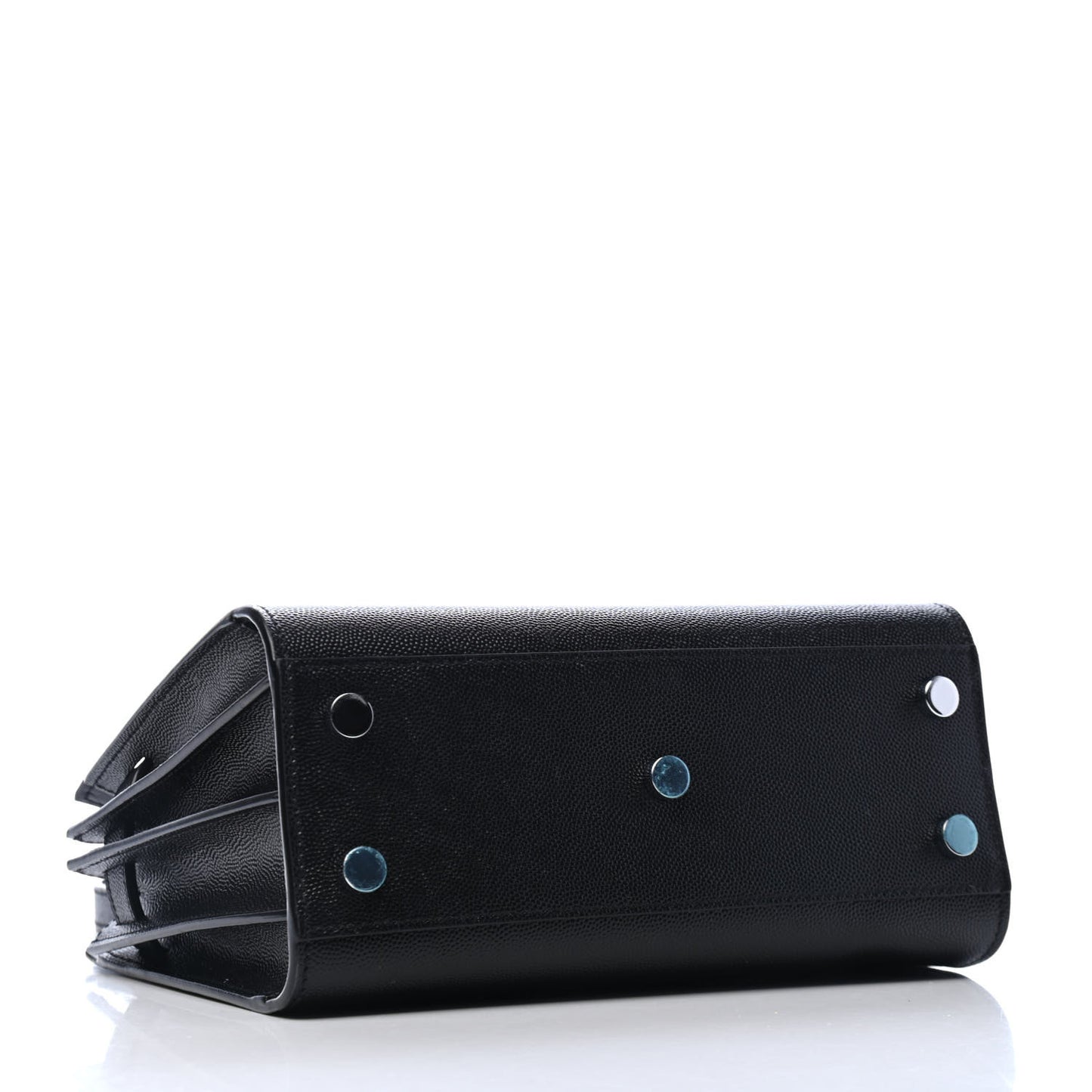 Grained Calfskin Nano Sac De Jour Black