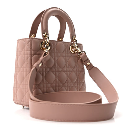 Christian Dior Lambskin Cannage Small Lucky Badges My Lady Dior Fard 3 of 11