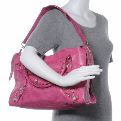 Balenciaga Agneau Giant 21 Silver Hardware City Sorbet 2 of 7