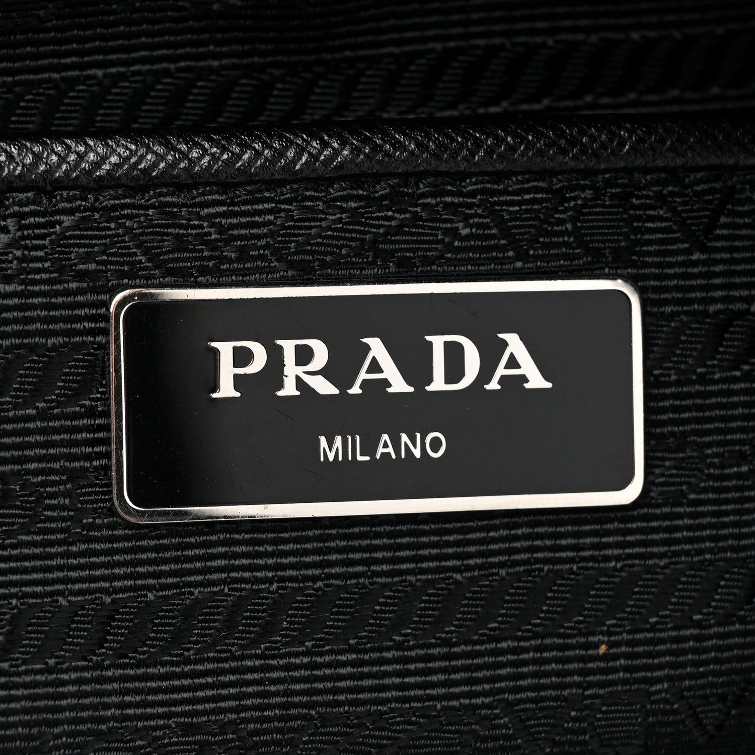 Prada Tessuto Nylon Messenger Bag Black 7 of 10