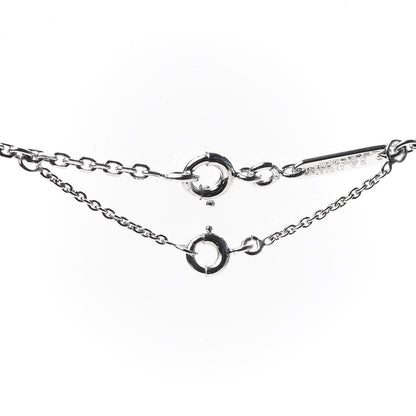 Cartier 18K White Gold Diamond Small Hearts and Symbols Pendant Necklace 4 of 6