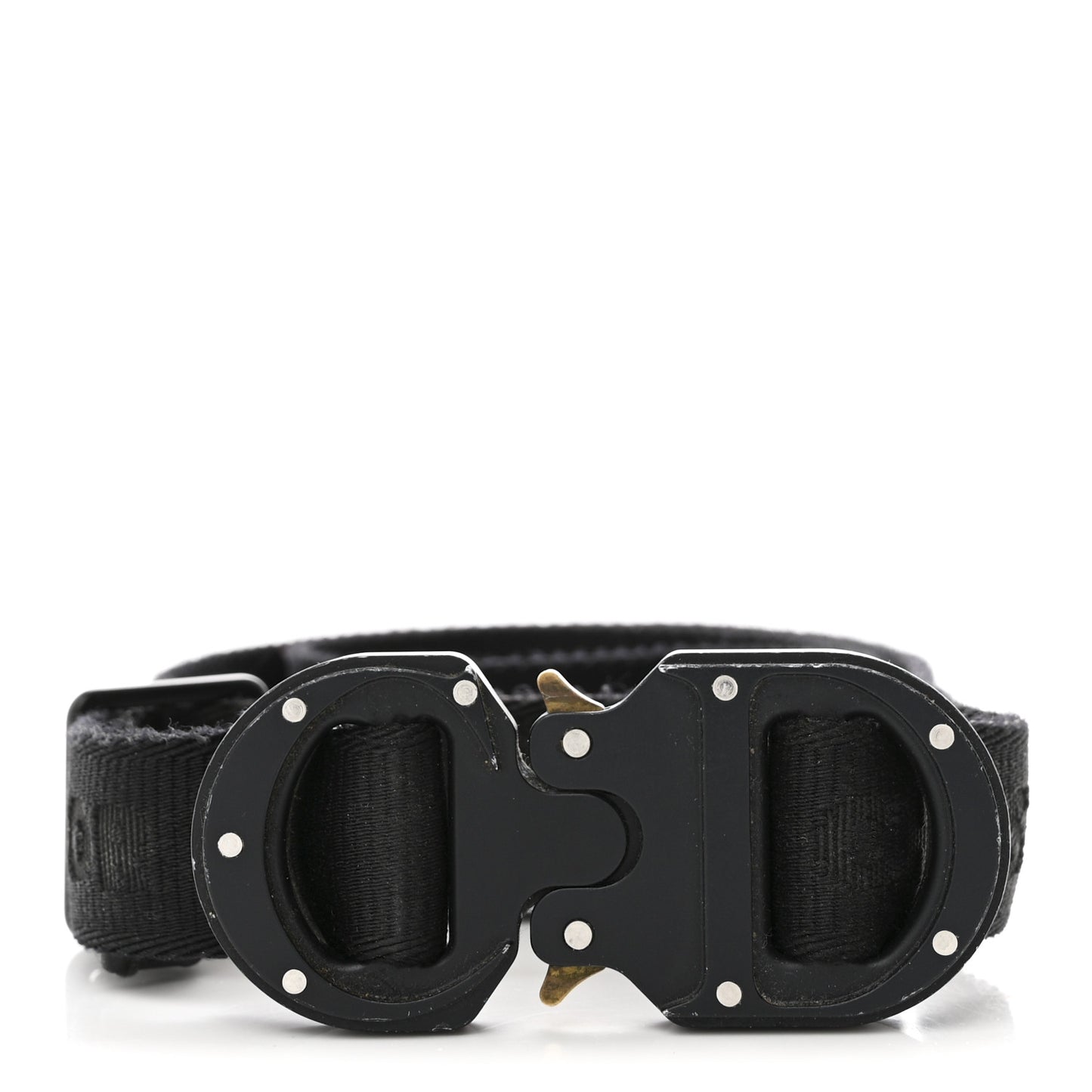 Jacquard Nylon Aluminum 25mm CD Belt Black