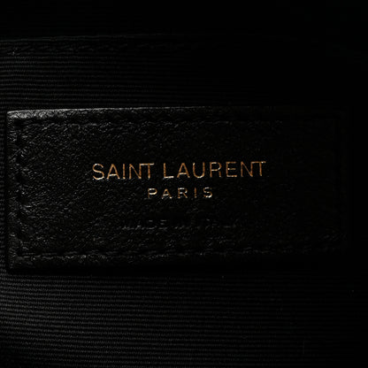 Saint Laurent Calfskin Matelasse Monogram Lou Camera Bag Black 6 of 10