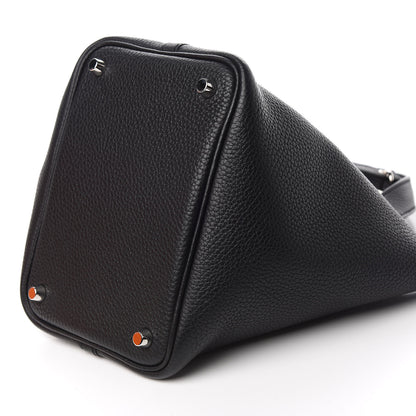Hermes Taurillon Clemence Picotin Lock 18 PM Black 9 of 10