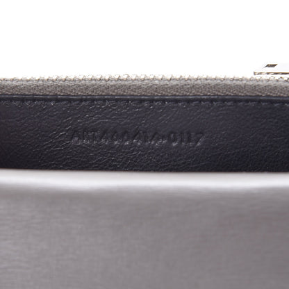 Saint Laurent Calfskin Fragments Flap Wallet Fog 8 of 9