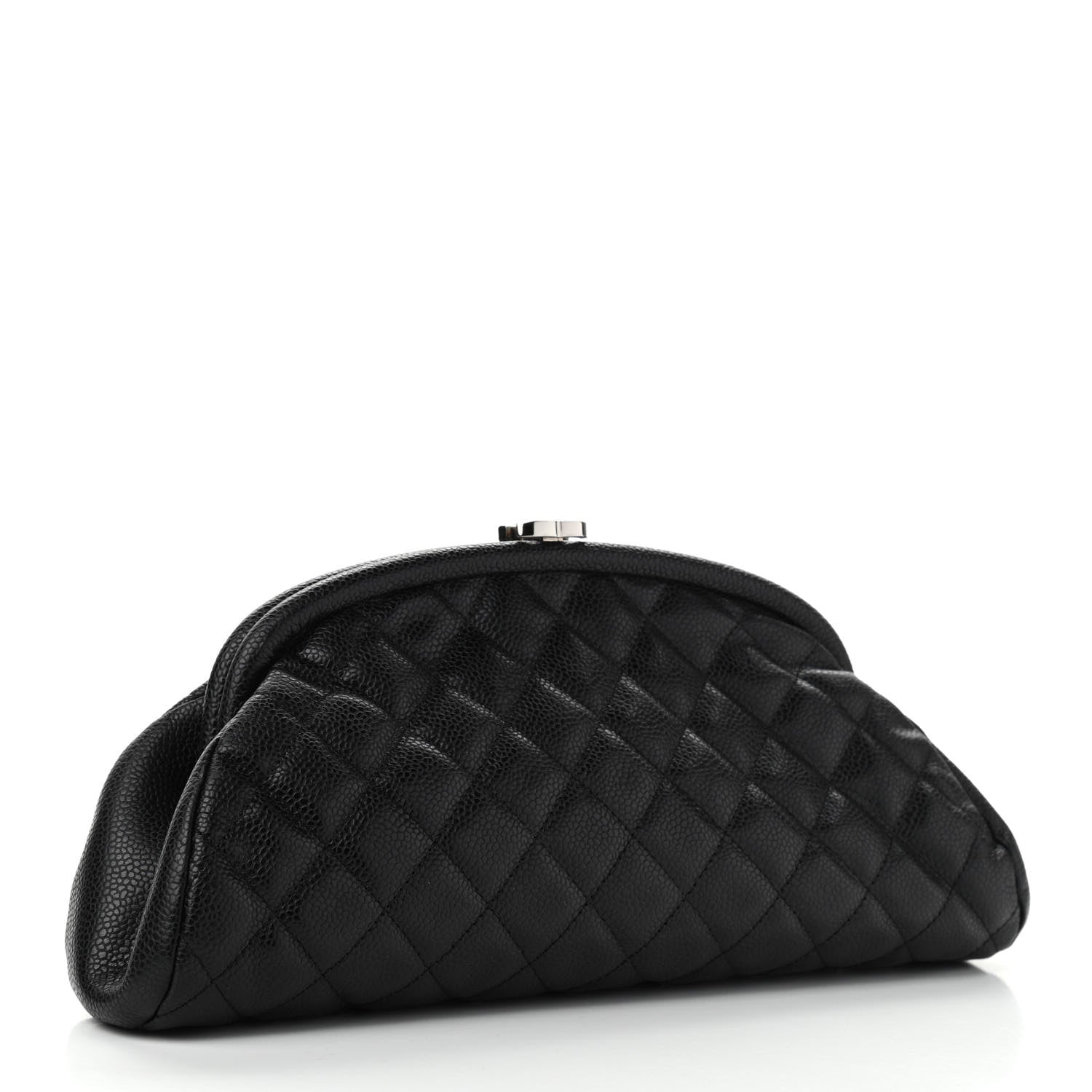 Chanel Caviar Quilted Timeless Clutch Black 3 of 11