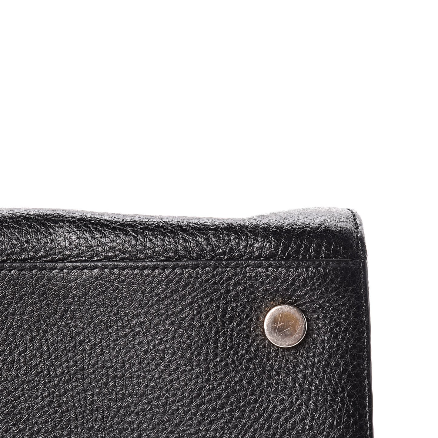 Grained Calfskin Large Sac De Jour Carryall Black