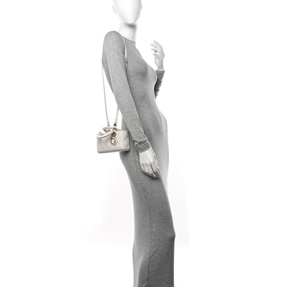 Christian Dior Lambskin Cannage Micro Lady D-Joy Latte 2 of 11