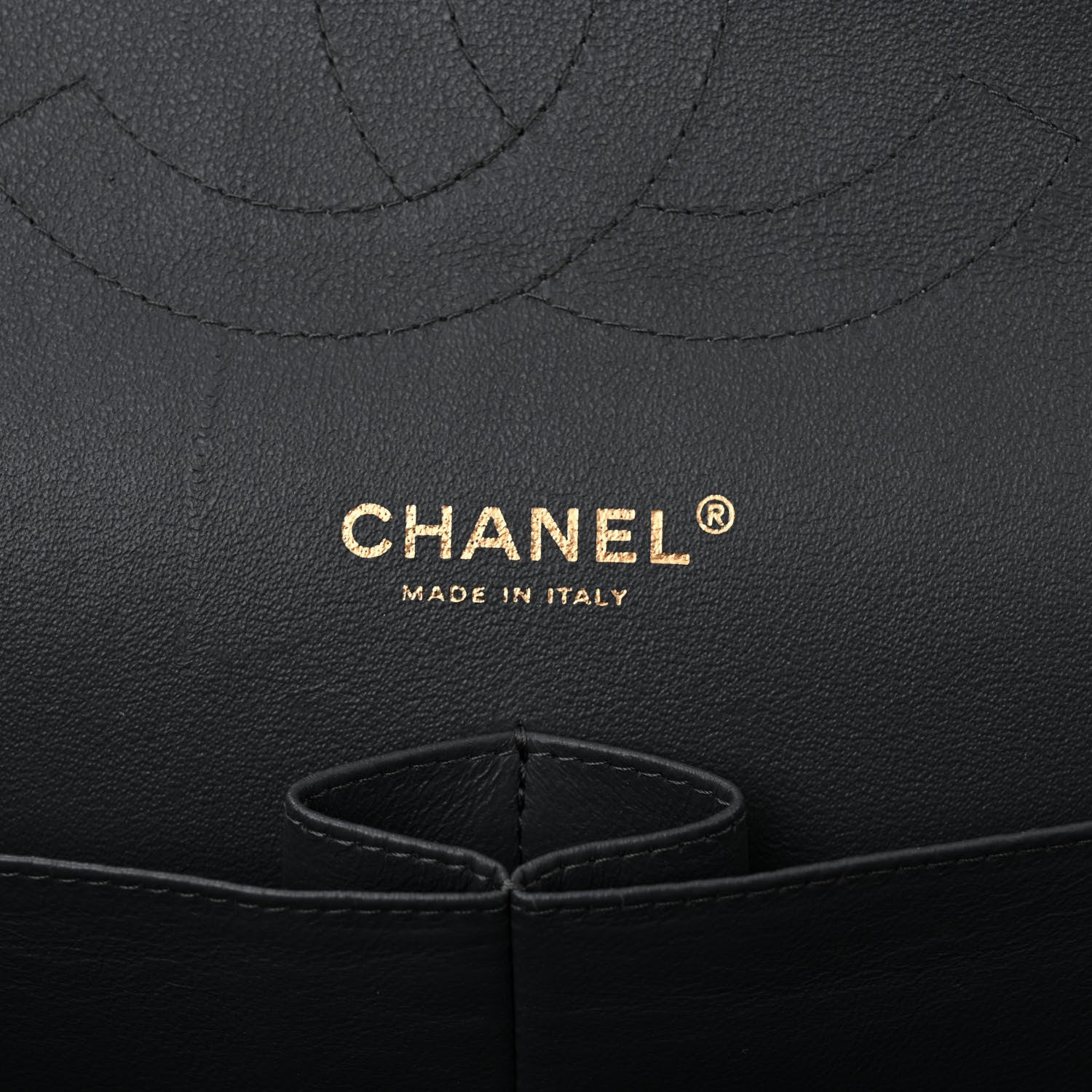 Chanel Lambskin Quilted Jumbo Double Flap Charcoal Grey 6 of 12