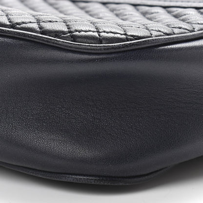 Saint Laurent Lambskin Quilted Victoire Camera Bag Deep Marine 10 of 10