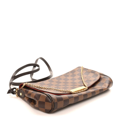 Louis Vuitton Damier Ebene Favorite MM 4 of 11