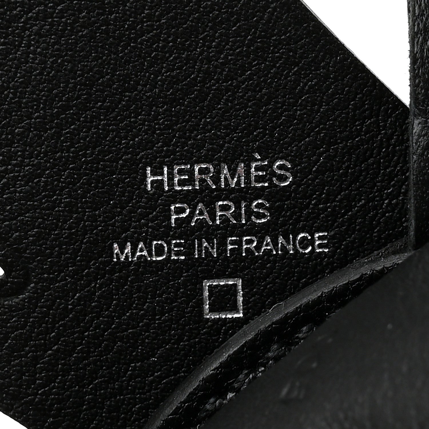 Hermes Epsom Chevre Mysore Swift Alligator Lizard Birdy Bag Charm Black 3 of 5