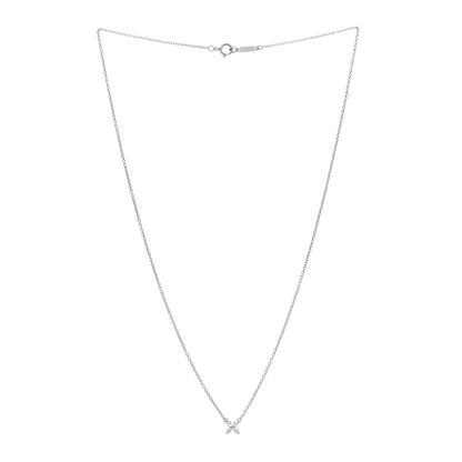 Tiffany Platinum Diamond Mini Victoria Necklace 3 of 6