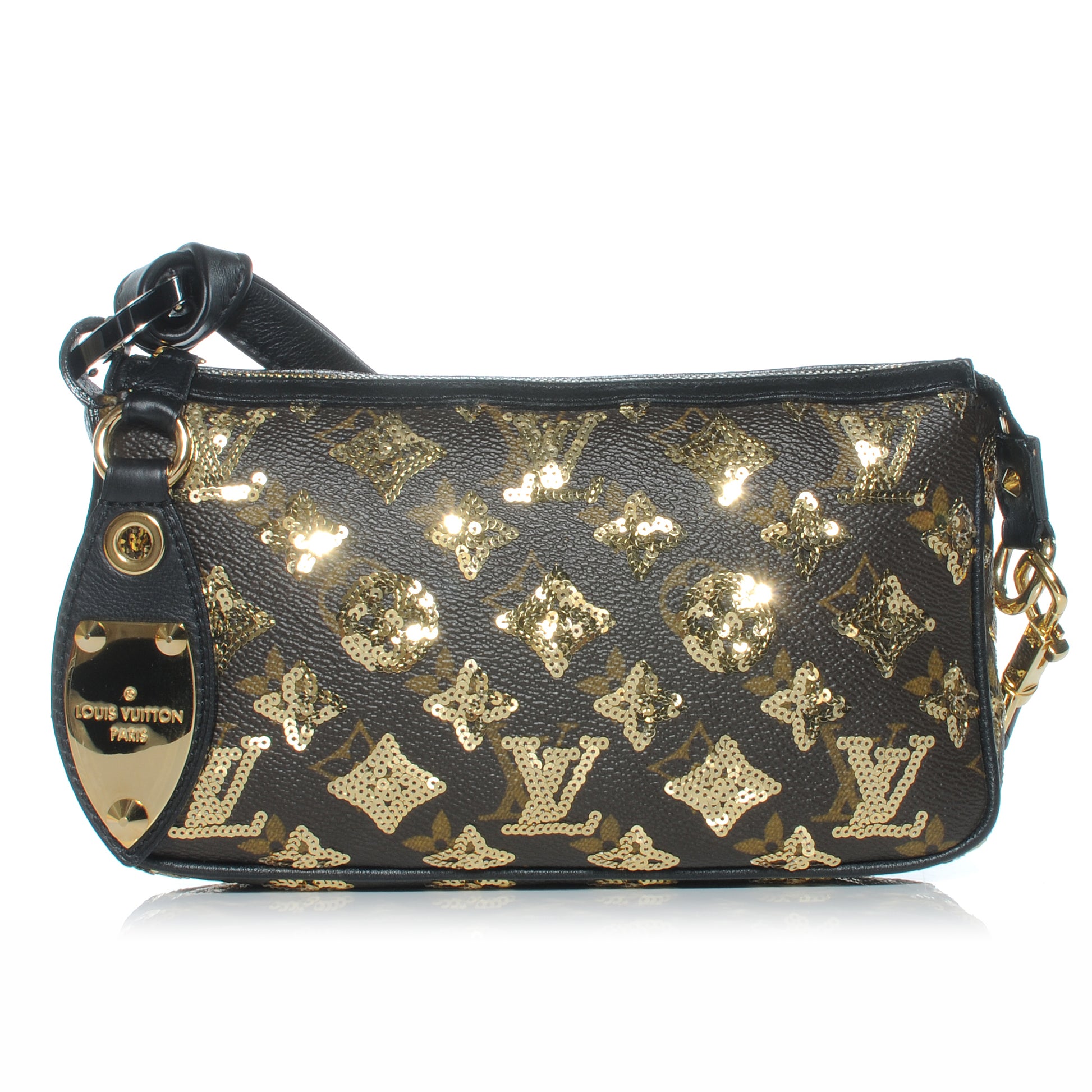Louis Vuitton Monogram Sequins Eclipse Pochette Gold 1 of 7