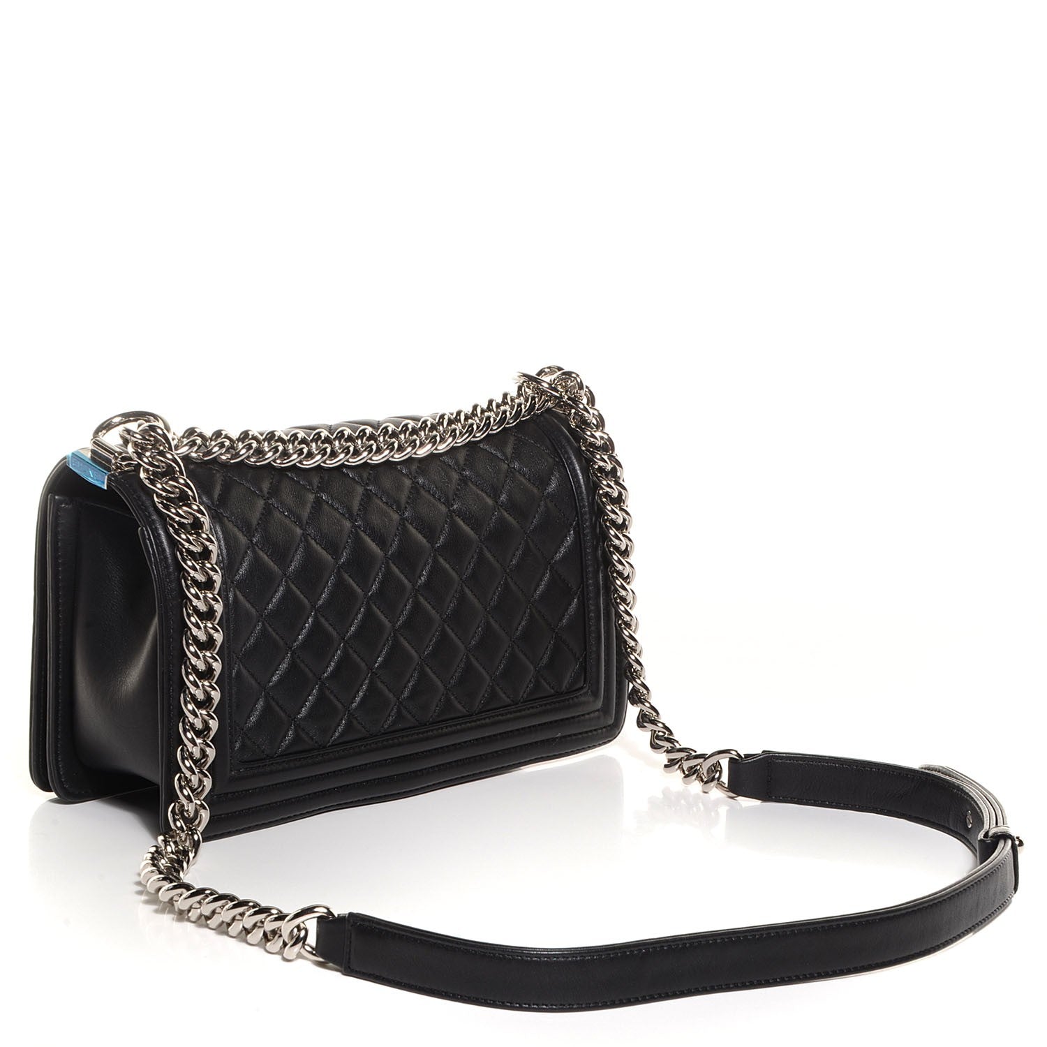Chanel Calfskin Quilted Medium Boy Flap Black 3 of 9