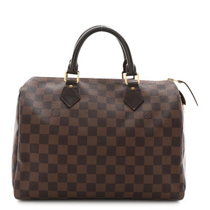 Louis Vuitton Damier Ebene Speedy 30 1 of 12