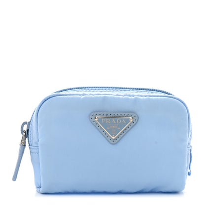 Prada Nylon Tessuto Cosmetic Pouch Light Blue 1 of 7