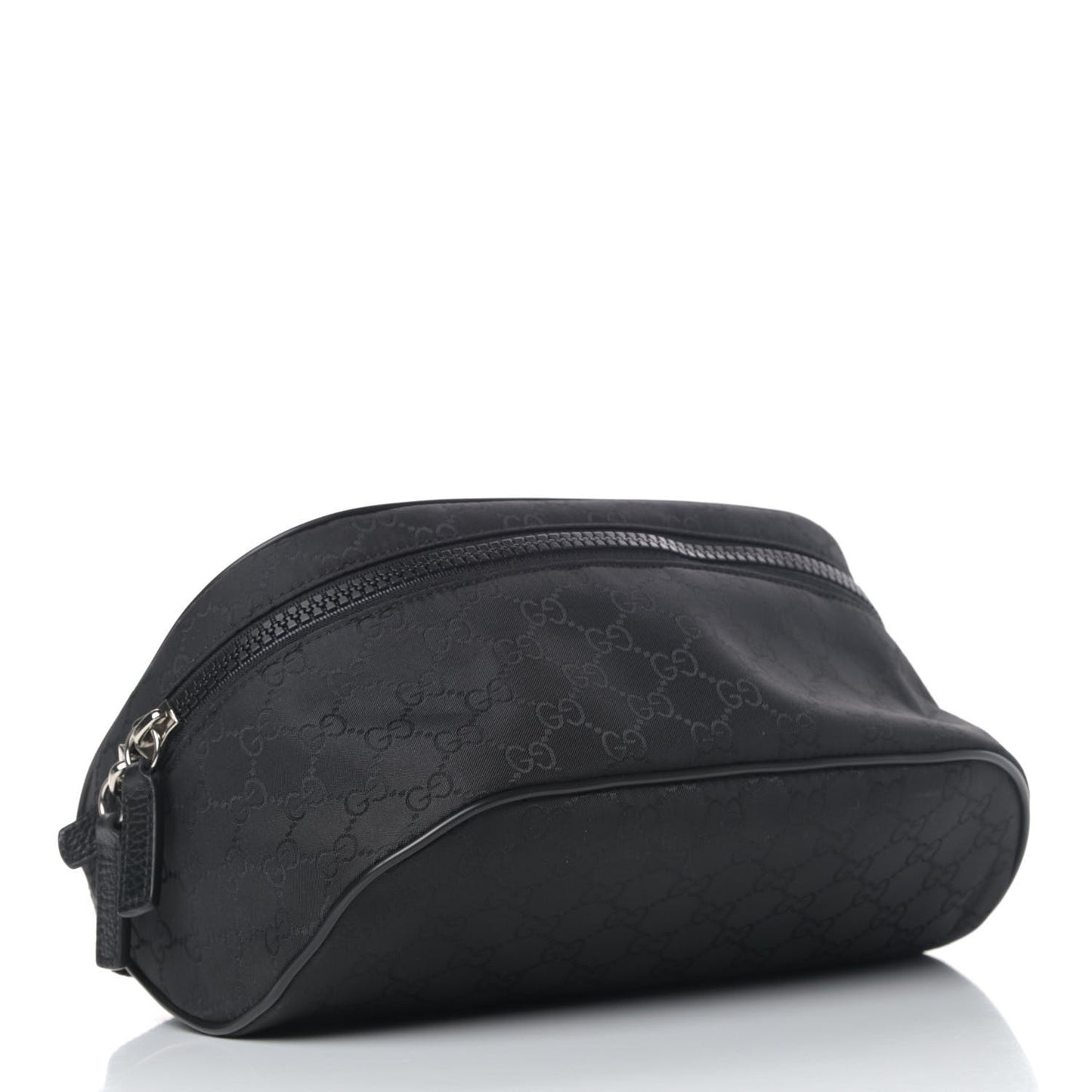 Nylon Monogram Fanny Pack Belt Bag Black