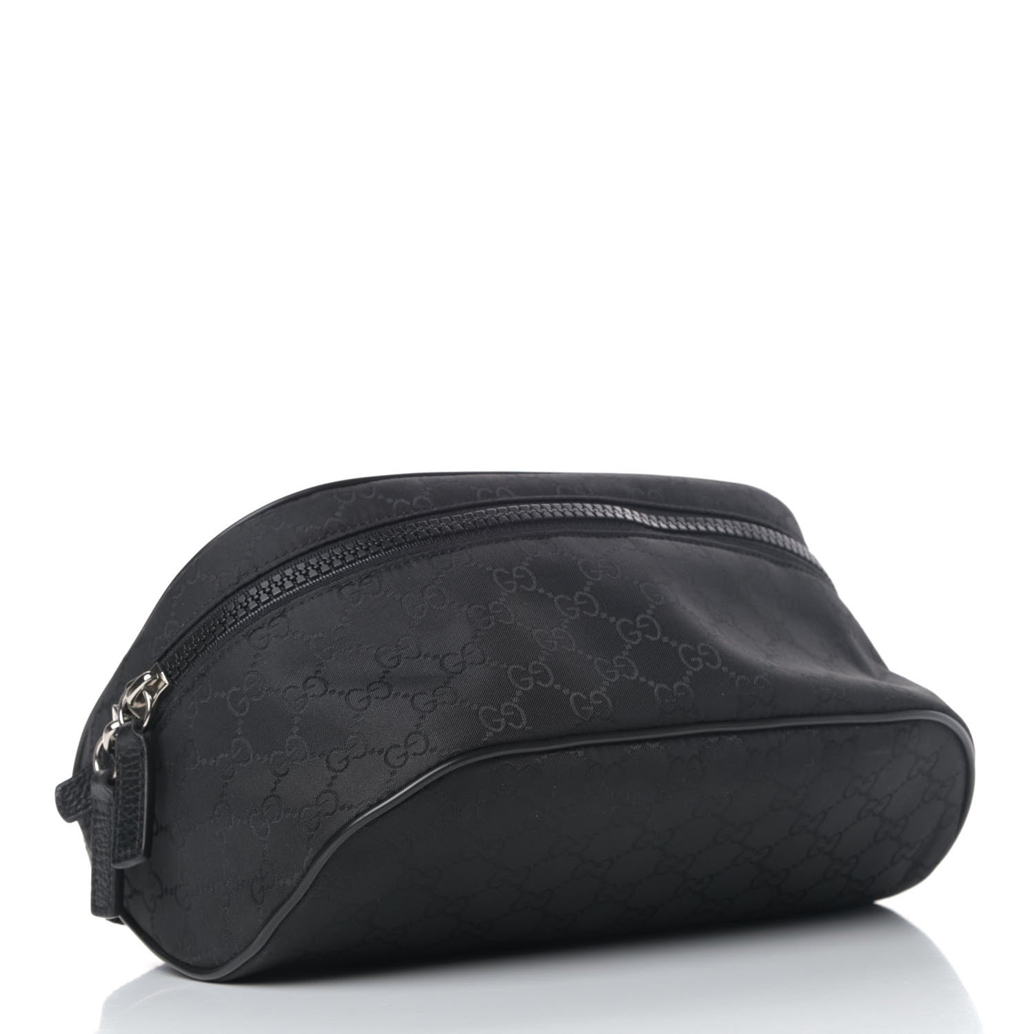 Gucci Nylon Monogram Fanny Pack Belt Bag Black 3 of 4