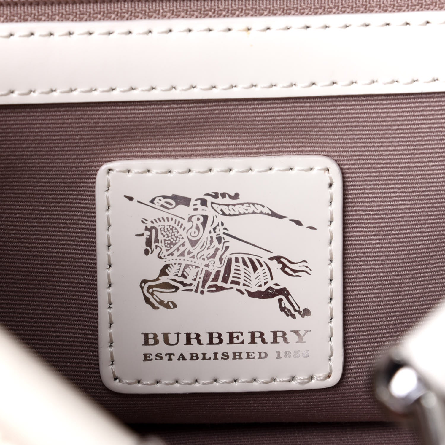 Burberry Nova Check Bowling Bag White 6 of 11