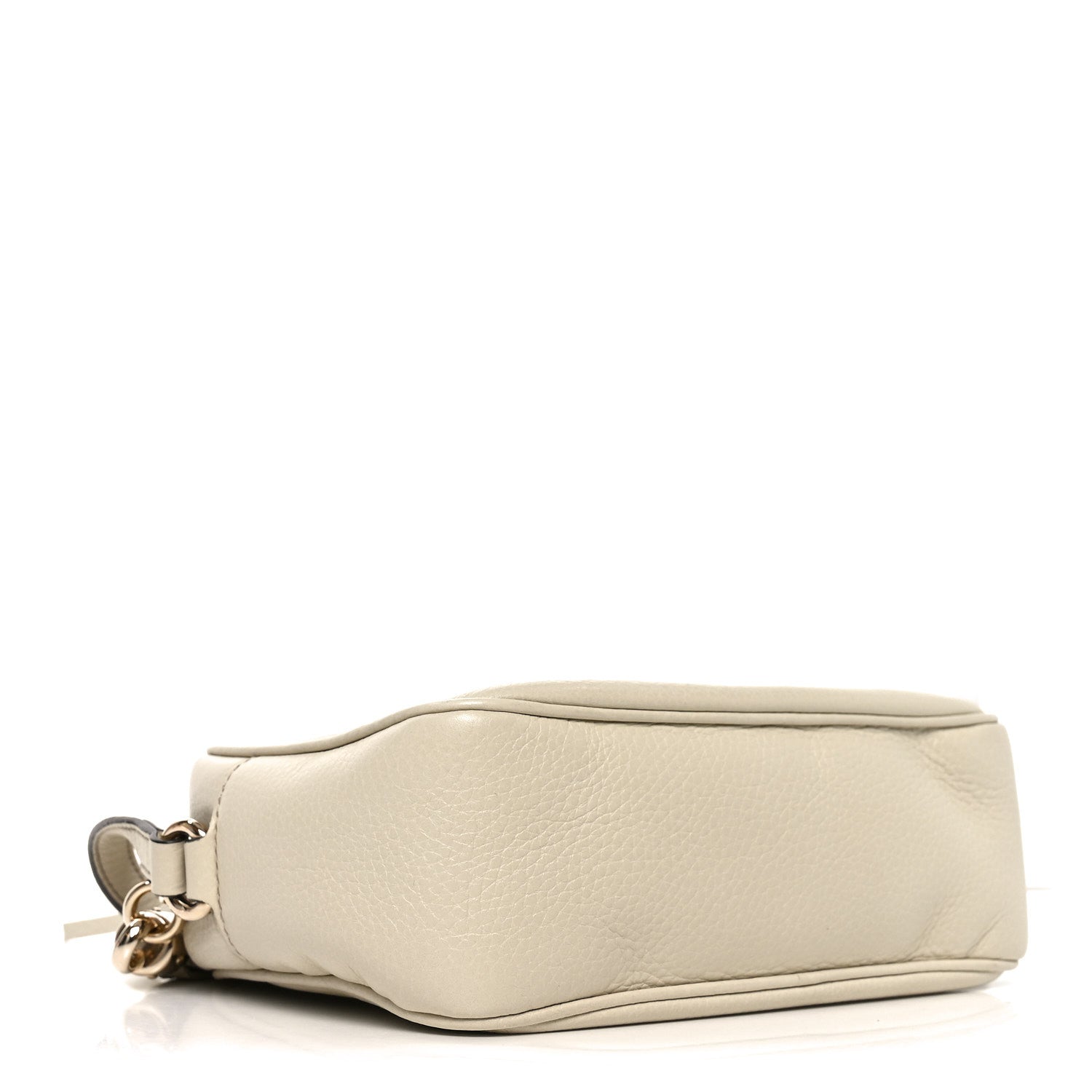 Gucci Pebbled Calfskin Small Soho Disco Bag Off White 3 of 9