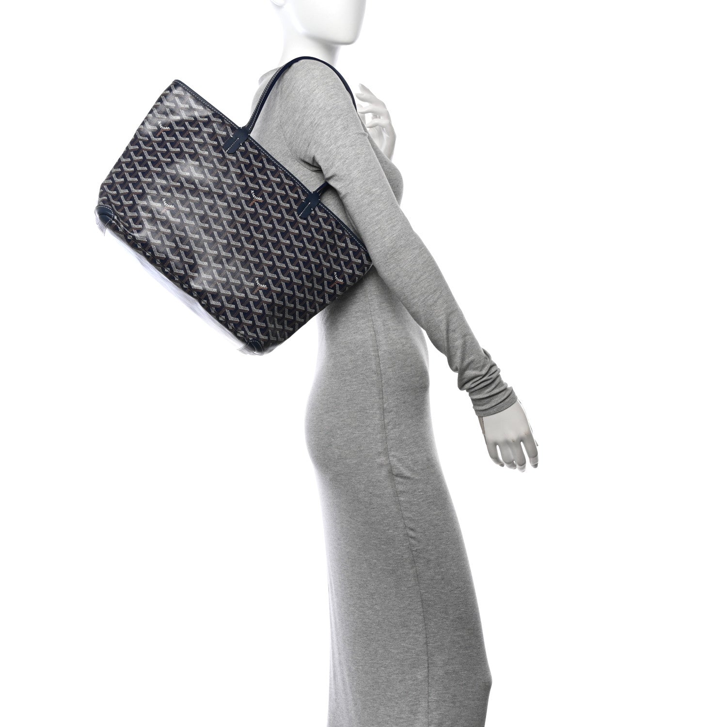 Goyard Goyardine Artois PM Navy 2 of 10