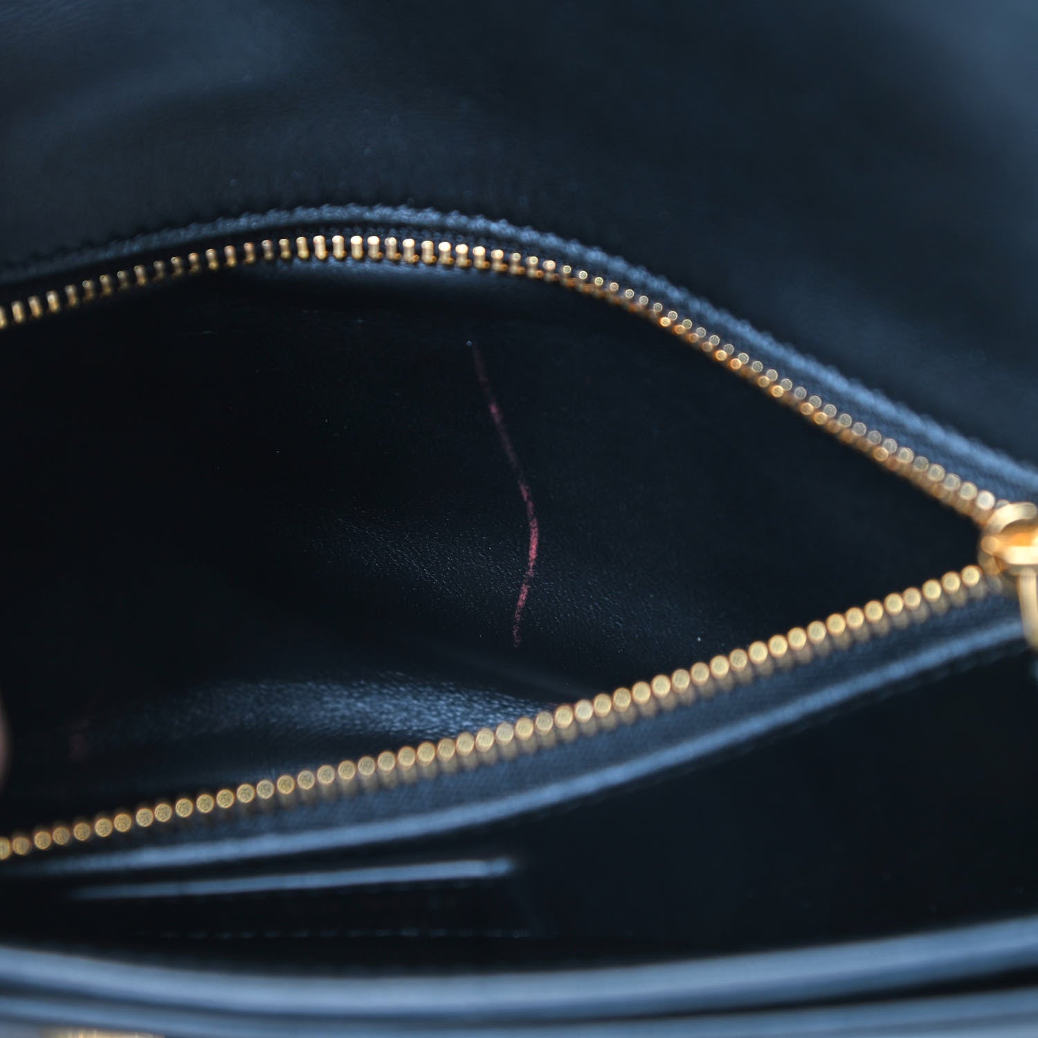 Christian Dior Crinkled Lambskin 30 Montaigne Clutch Black 11 of 15
