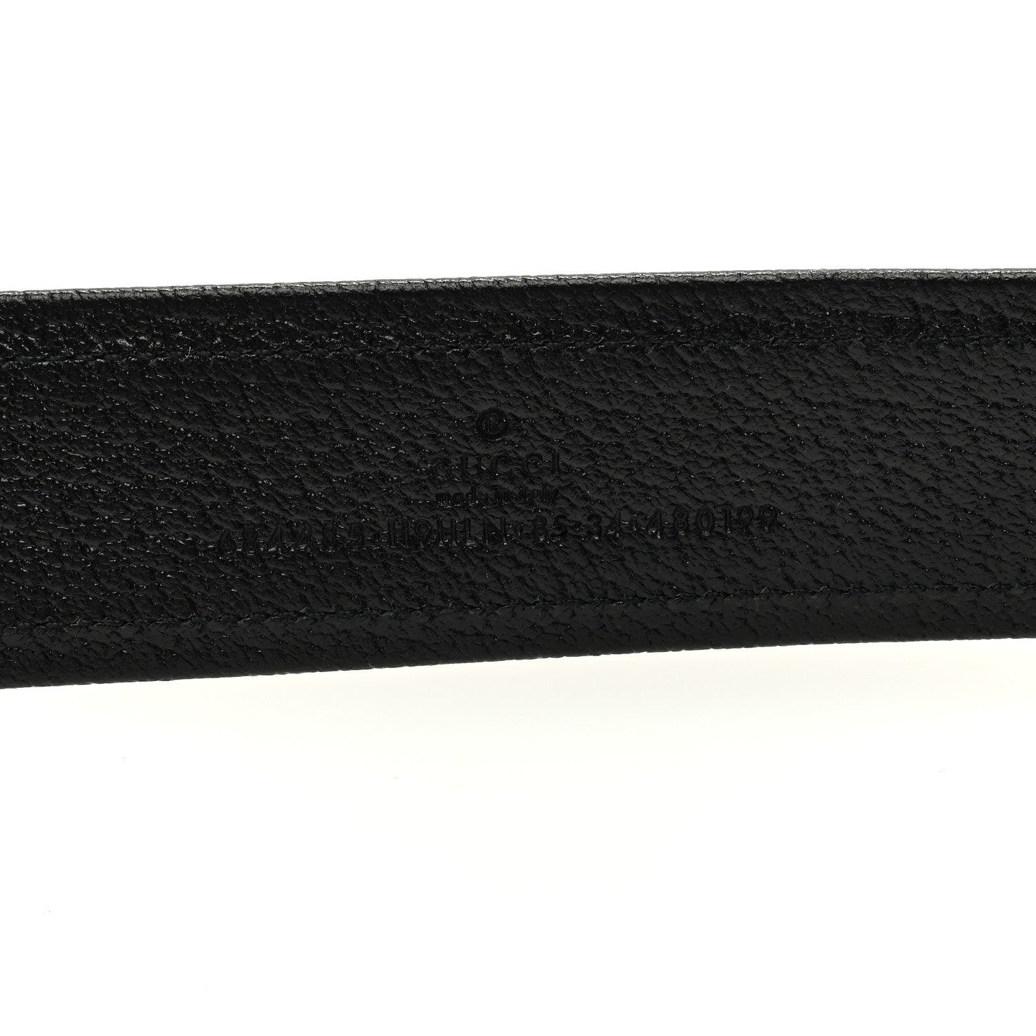 Gucci Econyl Nylon Monogram Off The Grid Belt Logo Buckle Belt 85 34 Black 3 of 5
