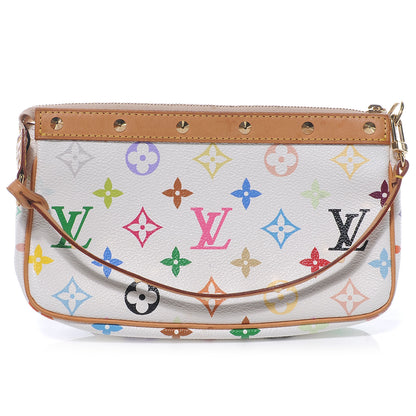 Louis Vuitton Monogram Multicolor Pochette Accessories White 1 of 7