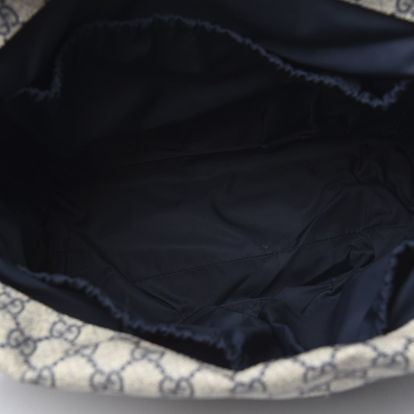 GG Plus Monogram Messenger Diaper Bag Navy