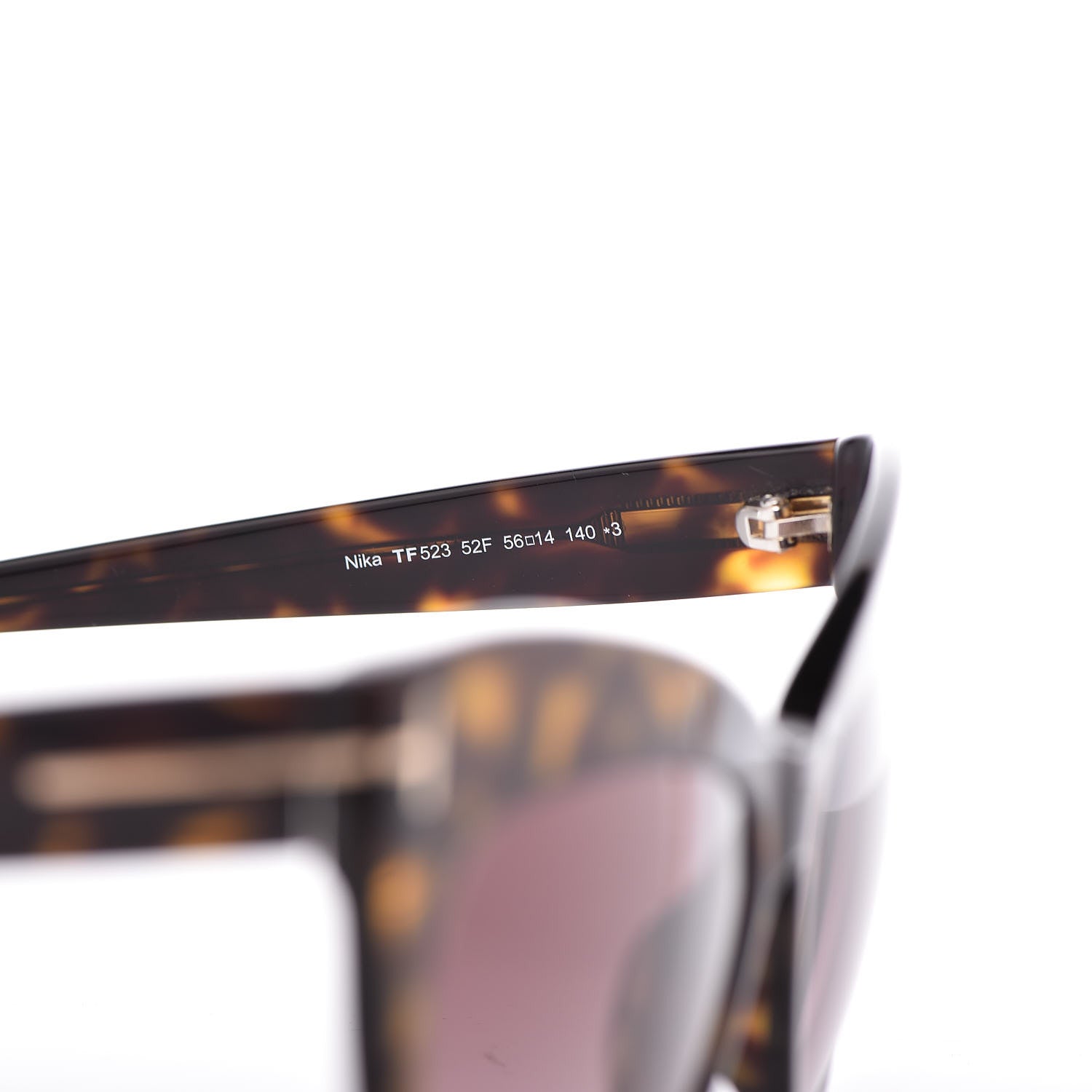 Tom Ford Nika Cat Eye Sunglasses TF523 Havana 5 of 7