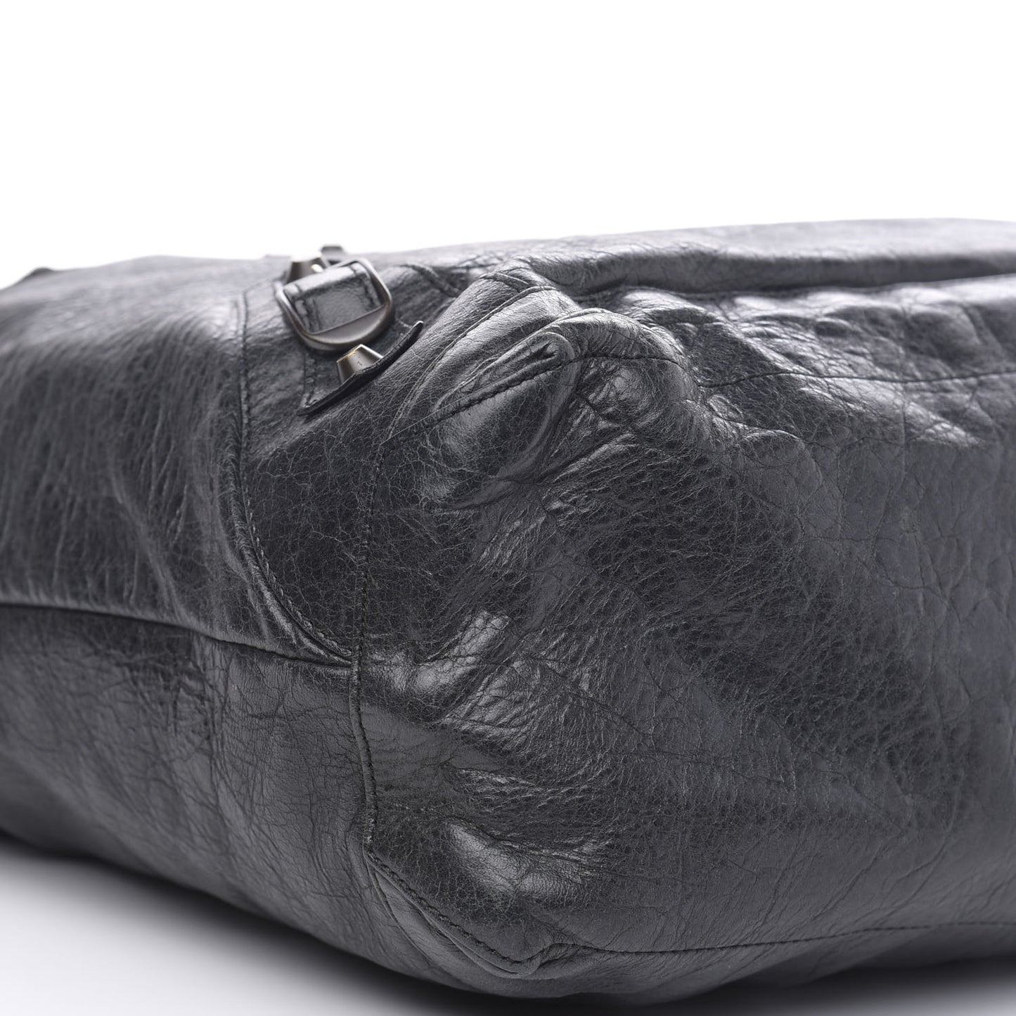 Agneau Classic Hardware Day Hobo Black