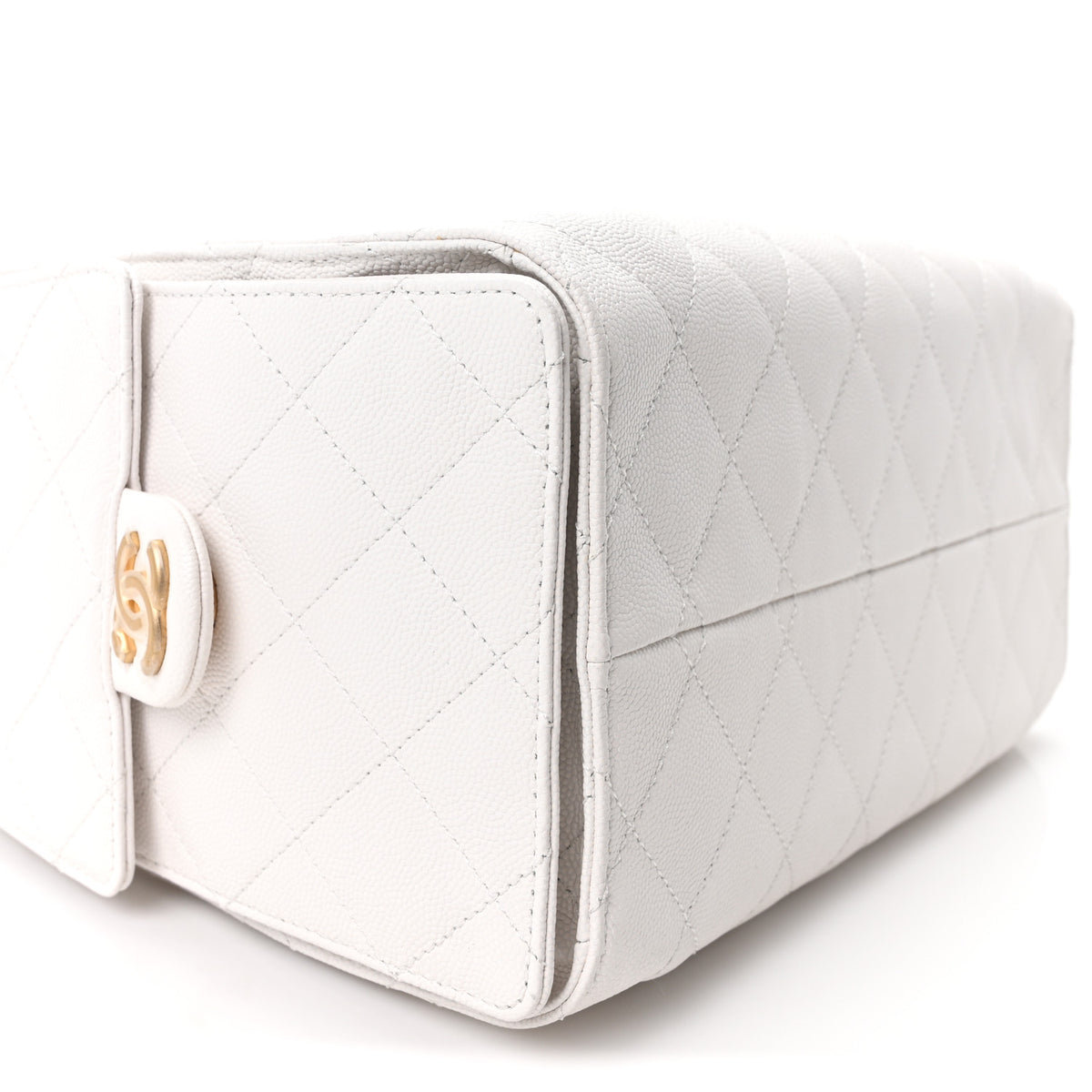 Chanel Caviar Quilted Small Chanel 25 Handbag White 8 of 9
