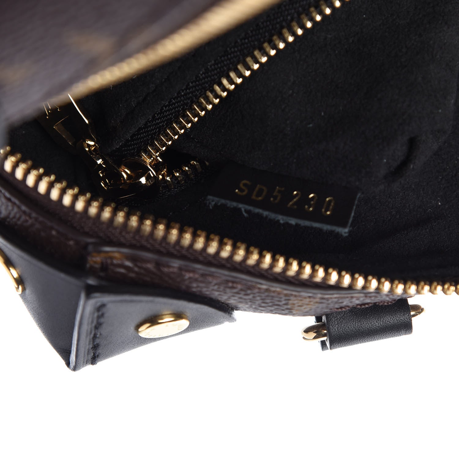 Louis Vuitton Monogram Petite Malle Souple Black 9 of 10
