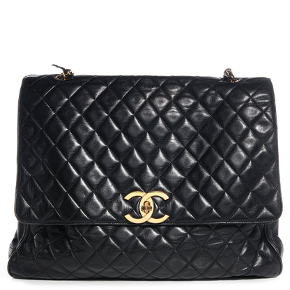 Chanel Lambskin Messenger Flap Black 1 of 10