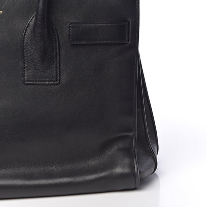 Saint Laurent Calfskin Small Sac De Jour Black 10 of 16