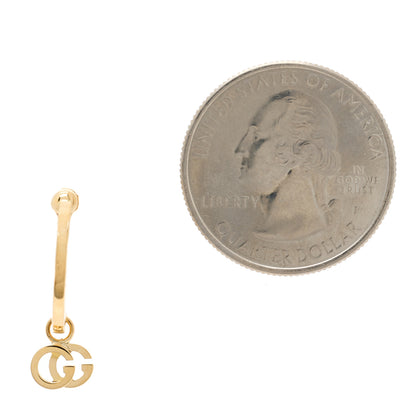 Gucci 18K Yellow Gold Running G Single Clip On Earring 3 of 5