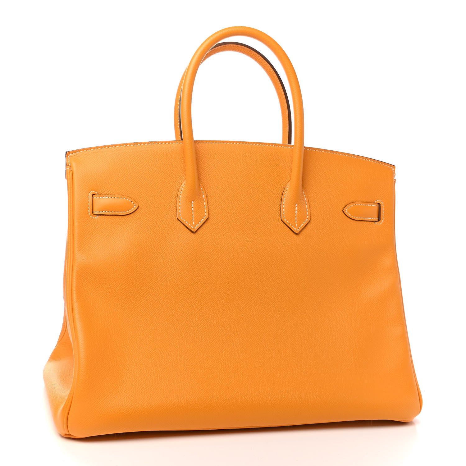 Hermes Epsom Candy Birkin 35 Jaune D'Or Feu 3 of 12
