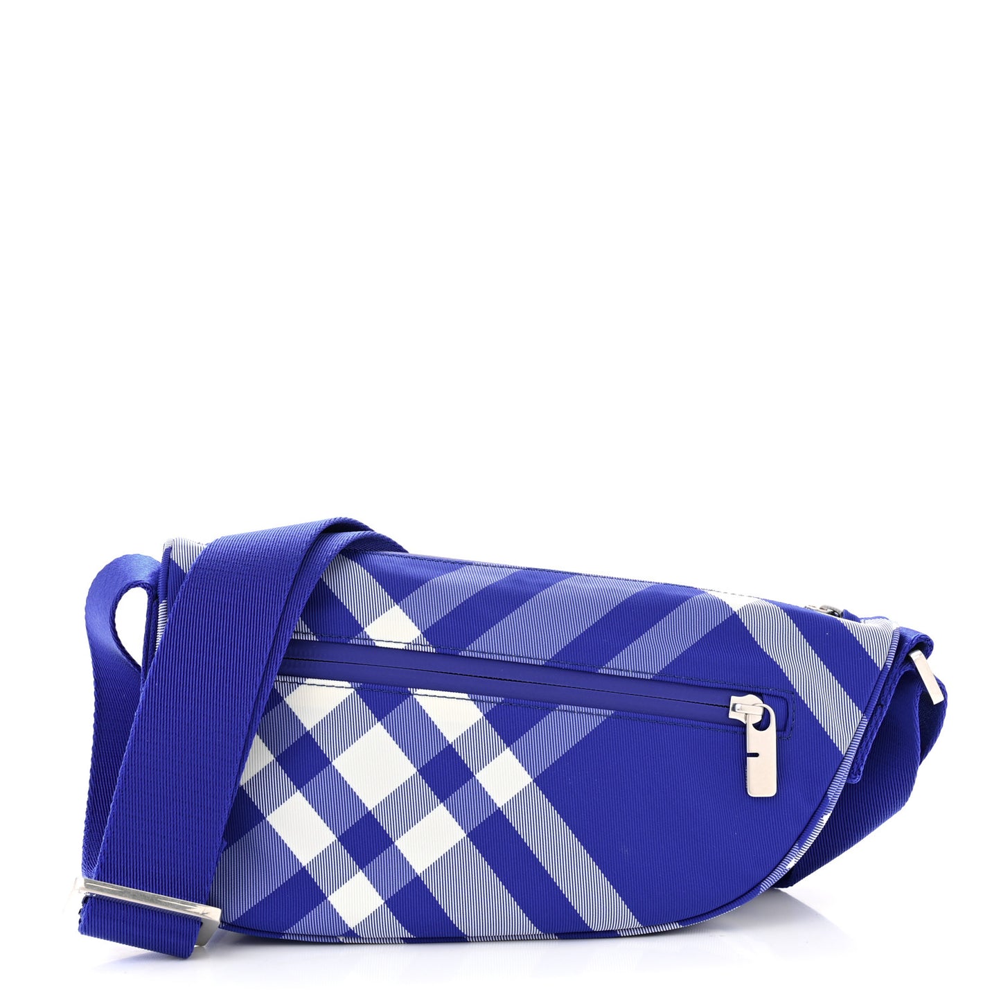 Nylon Check Shield Bum Bag Crossbody Knight