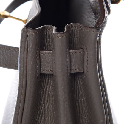 Hermes Taurillon Clemence Kelly Retourne 28 Etain 17 of 42