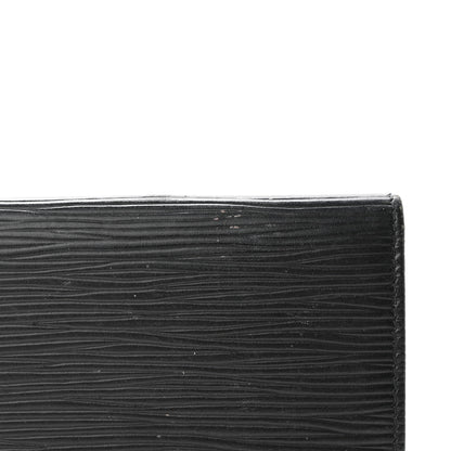Louis Vuitton Epi Checkbook Cover Black 8 of 12
