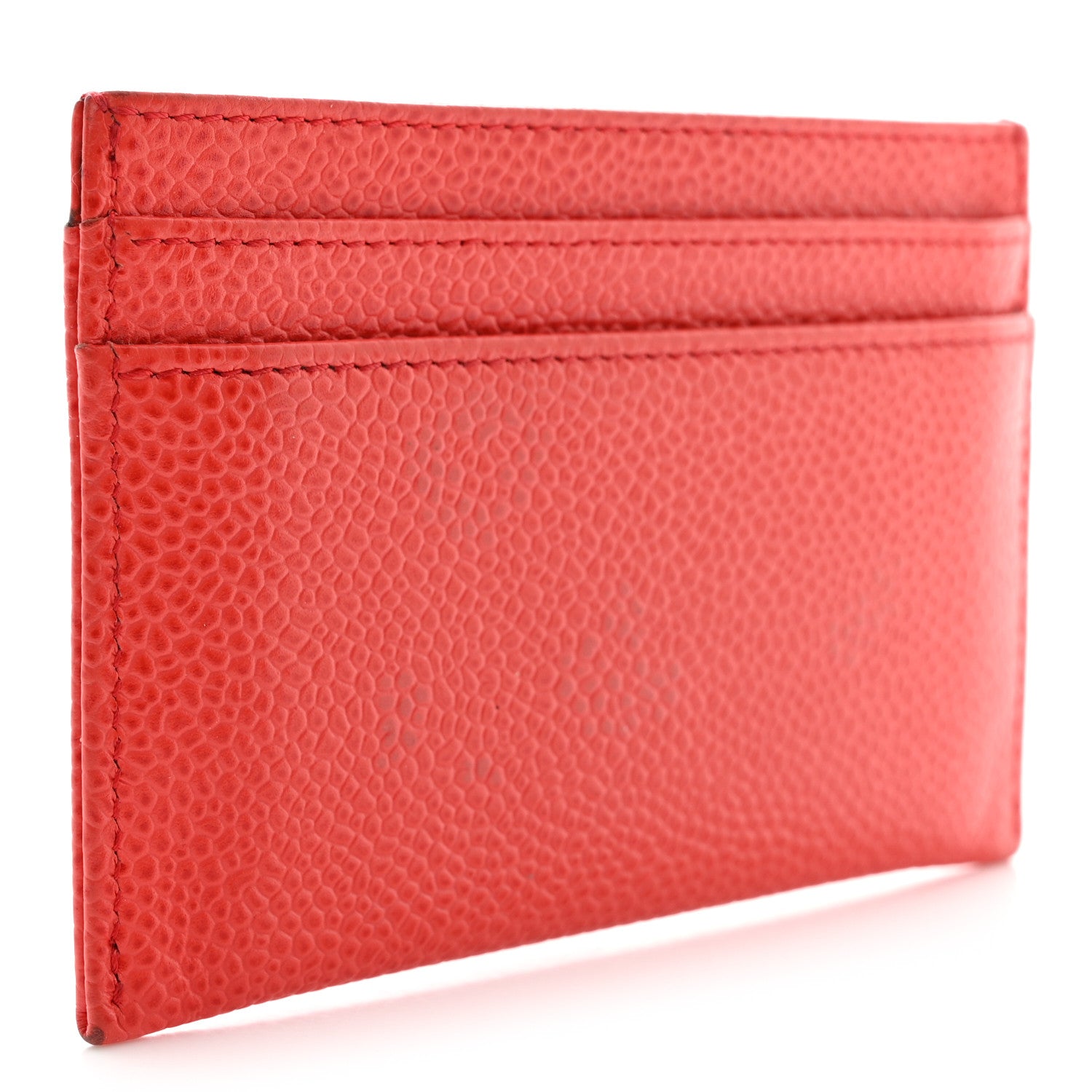 Chanel Caviar Timeless CC Card Holder Red 3 of 11