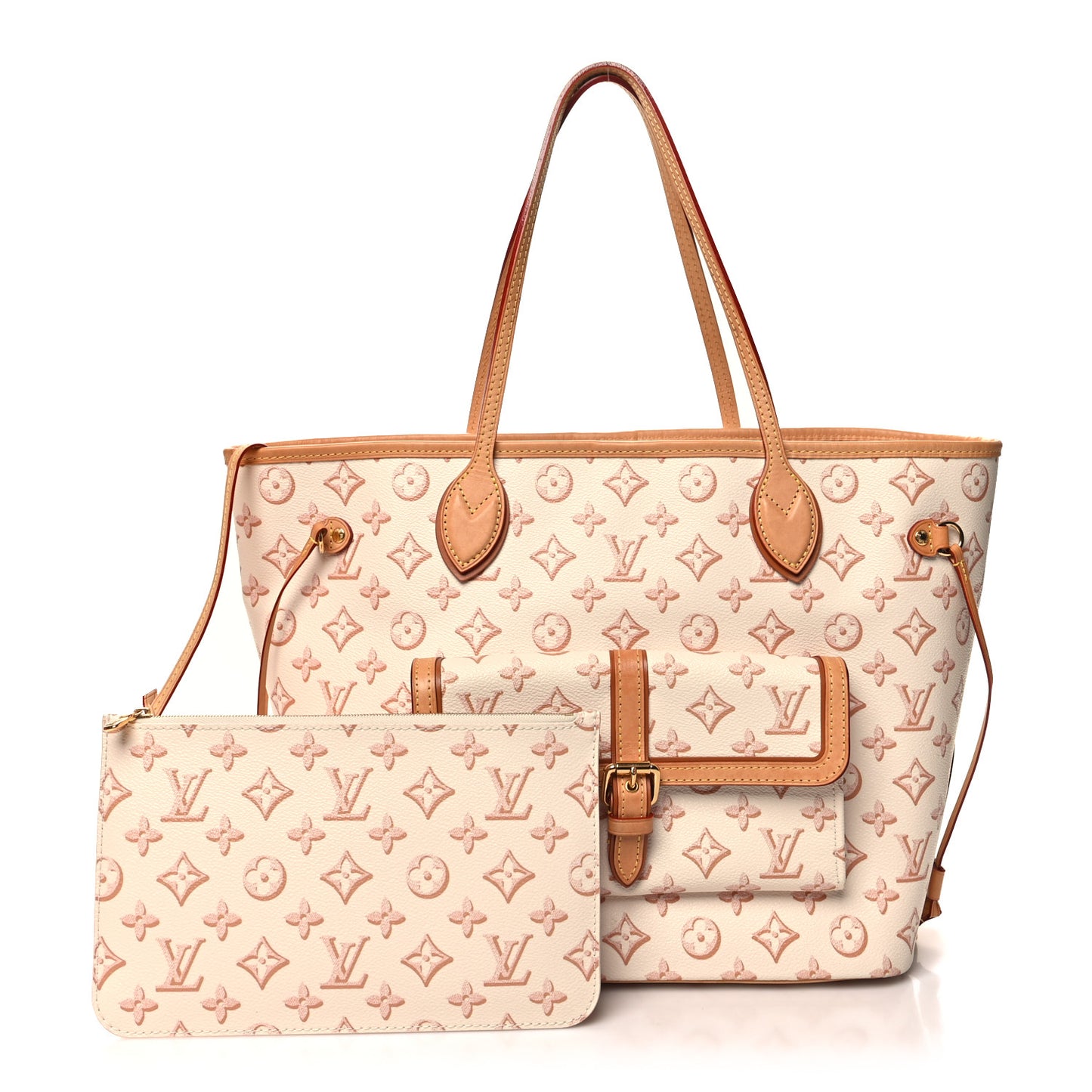 Monogram Fall For You Neverfull MM Beige Clair