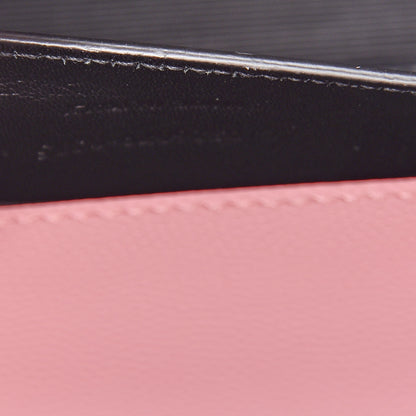 Saint Laurent Grain De Poudre Classic Monogram Cassandre Clutch Pink 8 of 10
