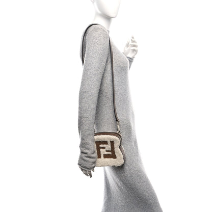 Fendi Shearling Toast Bag White 2 of 10