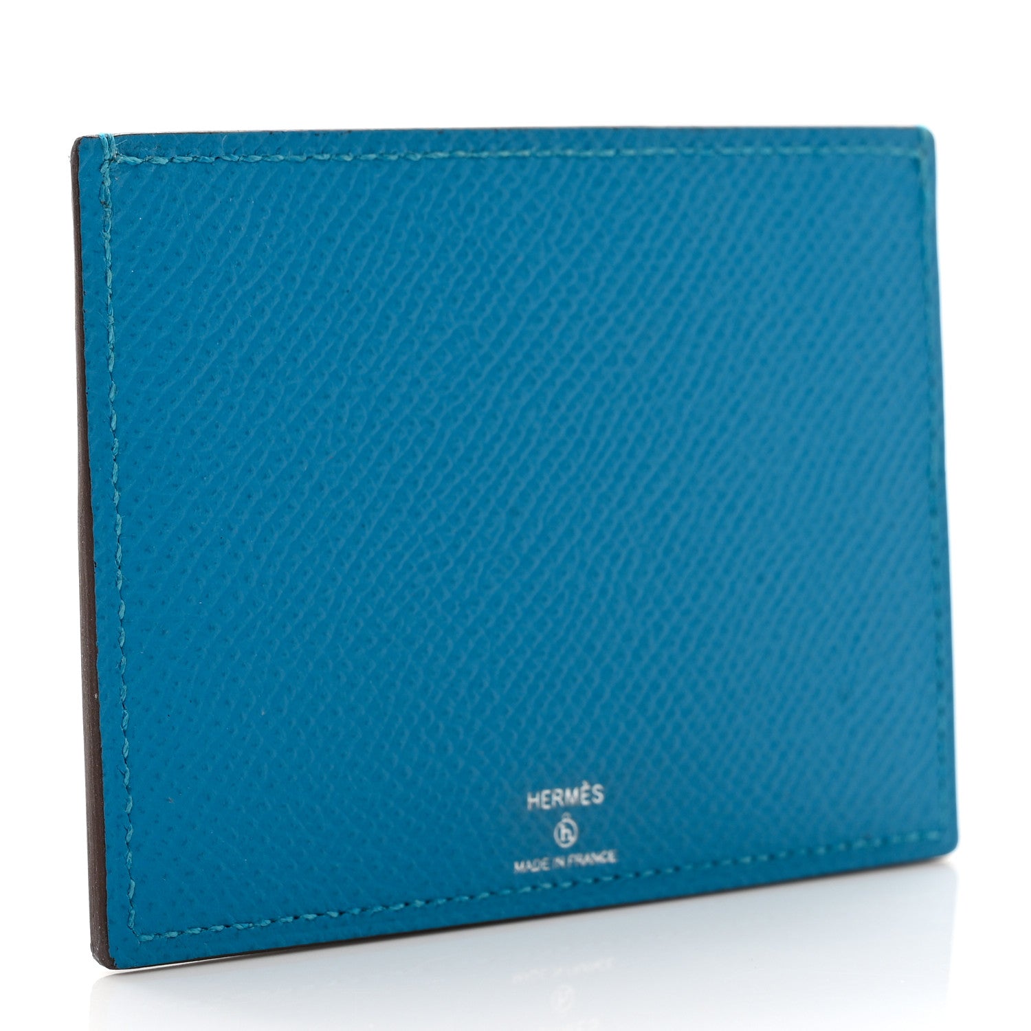 Hermes Epsom Chevre Mysore Calfskin Matte Alligator Histoire Naturelle Petit H Card Holder Multicolor 3 of 7