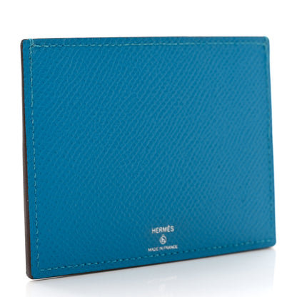 Hermes Epsom Chevre Mysore Calfskin Matte Alligator Histoire Naturelle Petit H Card Holder Multicolor 3 of 7