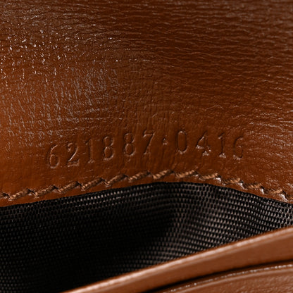 Gucci GG Supreme Monogram Horsebit 1955 Card Case Wallet Beige Ebony Brown Sugar 8 of 10