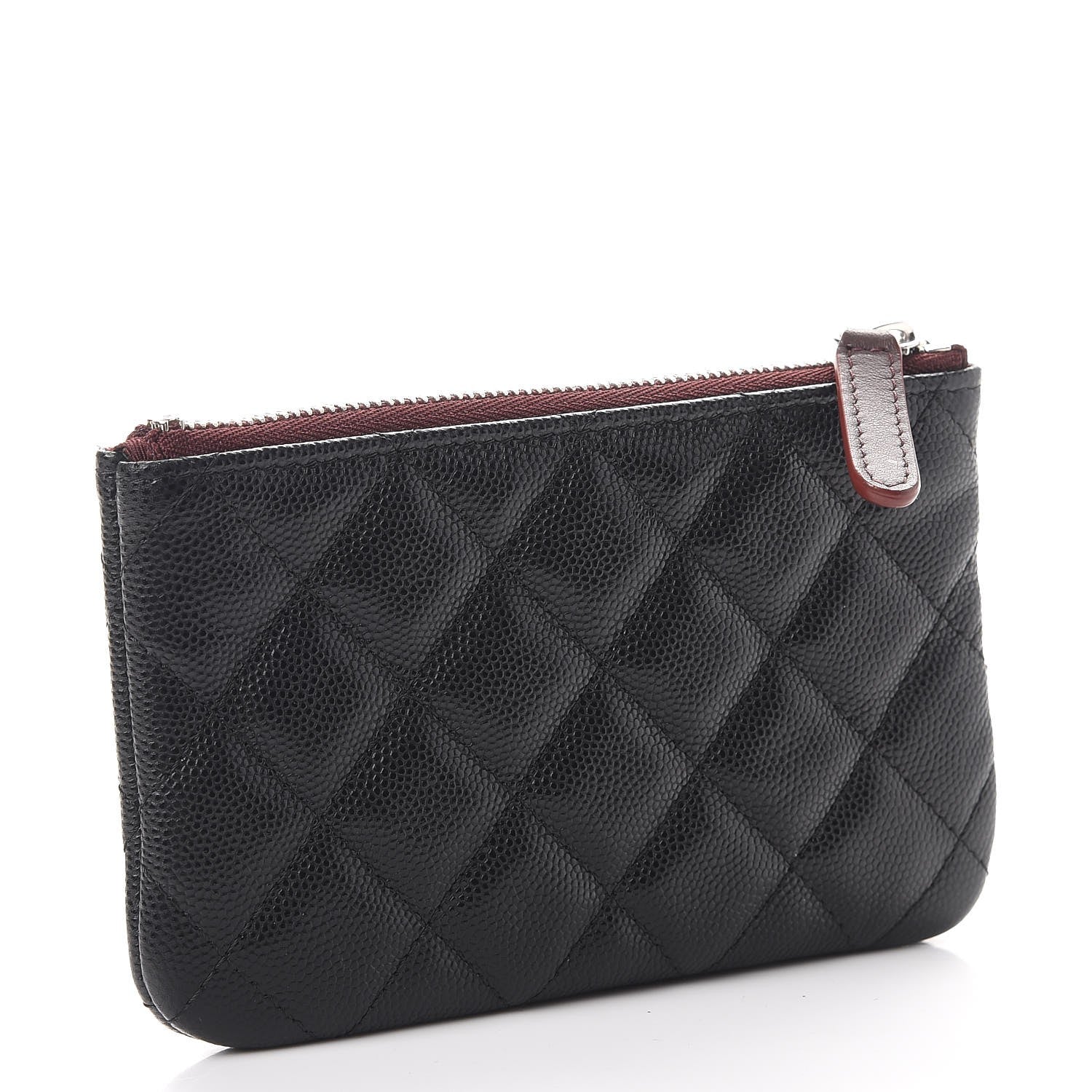 Chanel Caviar Quilted Small Cosmetic Case Black 3 of 7